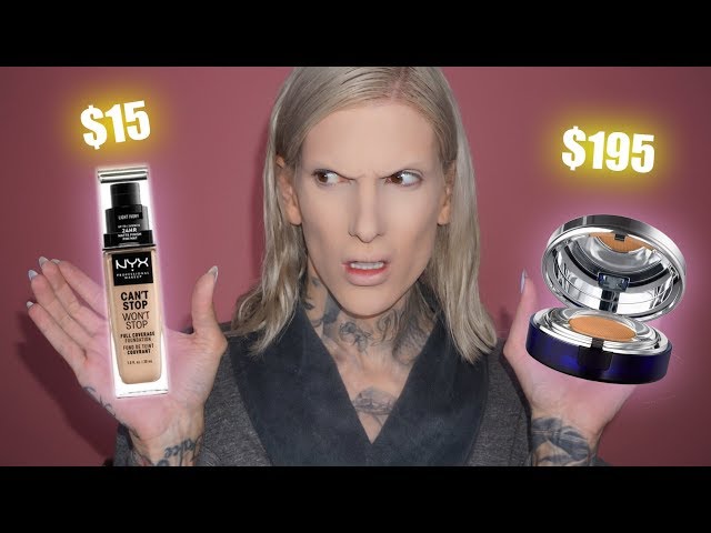 $15.00 NYX FOUNDATION VS. $195 CAVIER FOUNDATION