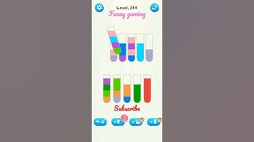 water sort puzzle game level 244 #numpuz #funnygaming #shorts #gameplay #androidiosgames