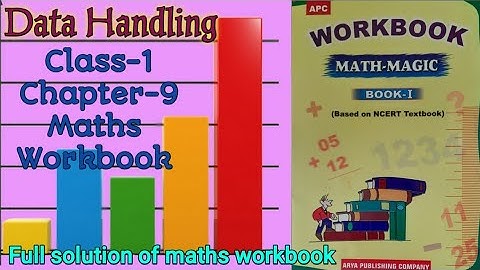 Data Handling Class 1 Maths- Workbook Chapter-9 fully solved exercise @NCERTTHEMIND