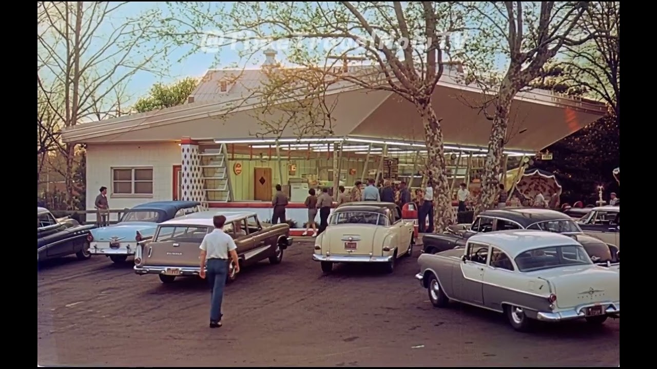 Vintage Martin's Talk of the Town Drive-in Lancaster Pennsylvania 1950's Restaurant Diner Americana