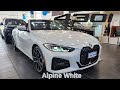 New arrival 2024 bmw 430i xdrive cabriolet alpine white on tacora red bmw 430i