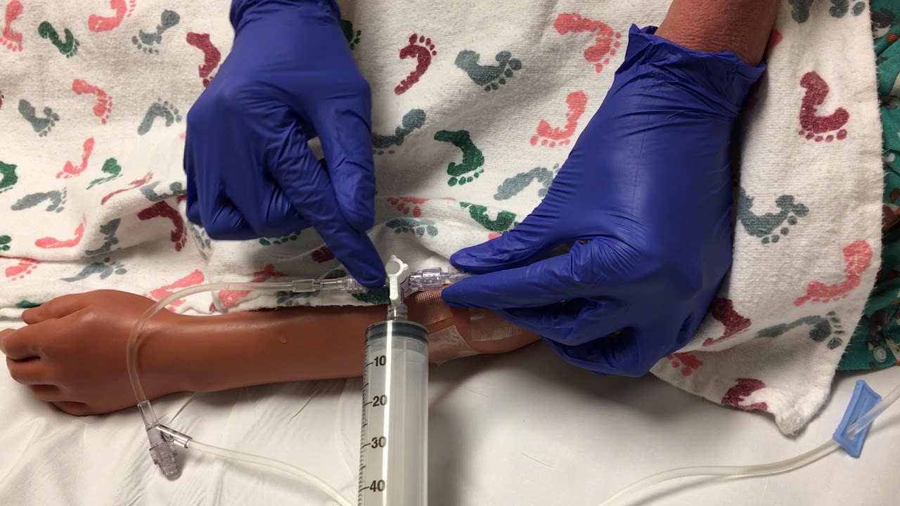 Push Pull Method For Pediatric Fluid Administration Youtube