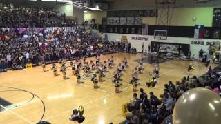 NHS Cheerleader's Cheer For 2013 Homecoming Pep Rally