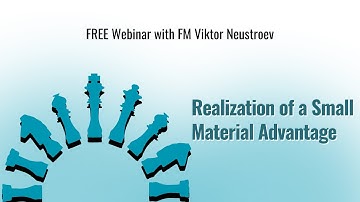Webinar "Realization of a Small Material Advantage"