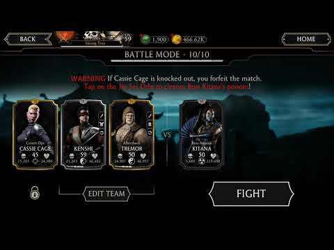 Mortal Kombat mobile battle mode final tower final battle (End part)