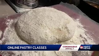 Pastry chef teaches baking online