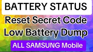 Download Lagu All Samsung Mobile Battery Stats Secret Code Low BATTERY DUMP/ RESET SAMSUNG GALAXY MP3 Download Lagu All Samsung Mobile Battery Stats Secret Code Low BATTERY DUMP/ RESET SAMSUNG GALAXY MP3