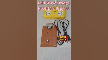 What is Full Wave Bridge Rectifier II Science Project II Working of Bridge Rectifier #ytshorts