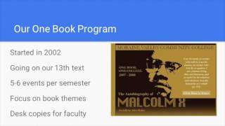 Engaging the Curriculum Through Public Programming: Planning for Public Events in Libraries