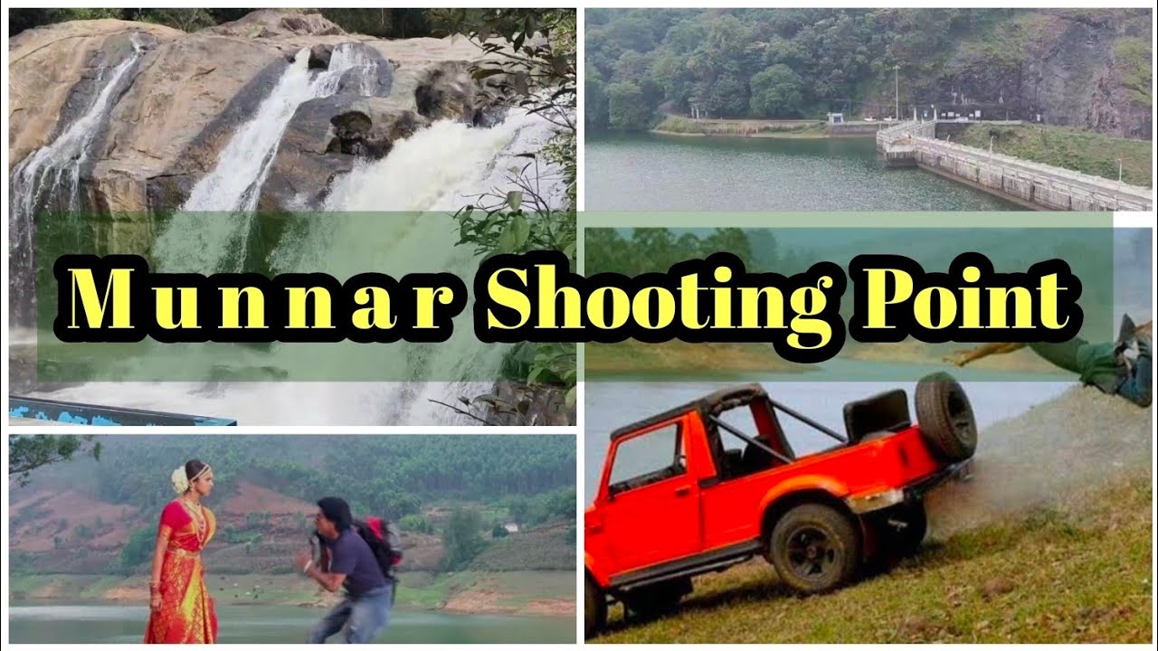 Munnar shooting point Lakkam water fall Hanging bridge Ponmudi