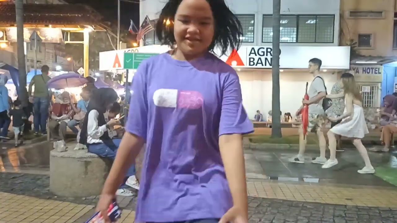 Gaya Street. Api-Api Night Market KK Sabah.