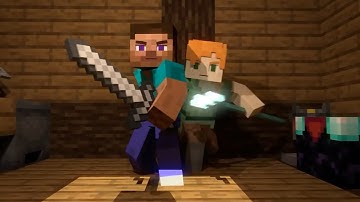 BEES FIGHT - Alex and Steve Life Minecraft Animation 1