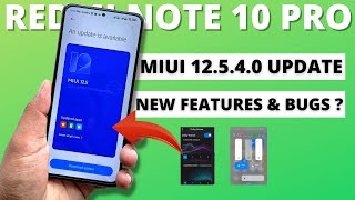 Redmi Note 10 Pro MIUI 12.5.4.0 New Update | Redmi Note 10 Pro MIUI 12.5.4.0 Update New Features