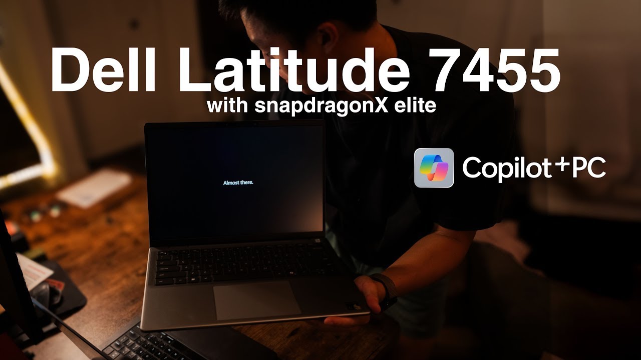 Dell Latitude 7455 AI Copilot+ Laptop 🚀 Snapdragon X Elite | 22Hr Battery & QHD+ Touch