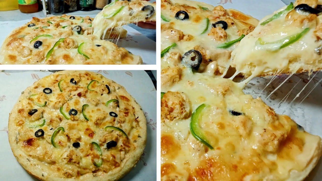 Ranch Pizza Recipe without Oven|رانچ پیزا بنانےکاطریقہ|How To Make Ranch Pizza|Kitchen with Aqsa|