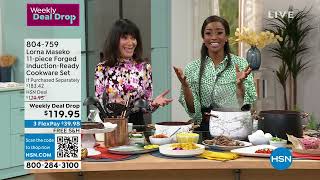 Lorna Maseko 11-piece Forged Induction-Ready Cookware Set - 20522007