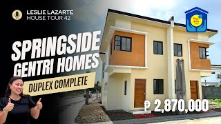 House Tour 42 | Affordable Complete Finished Duplex | Springside Gentri Homes | General Trias Cavite