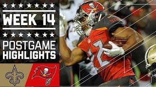 Saints vs. Buccaneers | NFL Week 14 Game Highlights