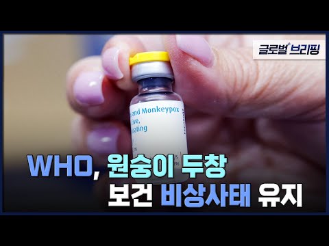 [글로벌 브리핑] WHO, 원숭이 <strong>두창</strong> 보건 비상사태 유지