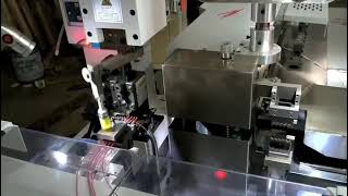 HLTM-001 Fully automatic five-wire two-end terminal machine ⏪#machine #factory #terminal #crimping