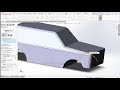 SolidWorks | Моделирование кузова автомобиля.