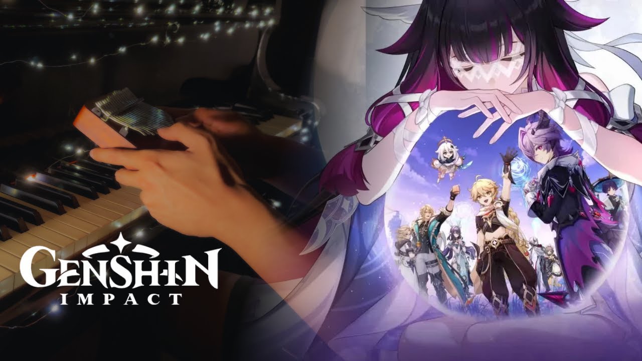 'Lullaby of the New Moon (I): Somnias a Luna' Silvermoon Hall Nod-Krai OST | Genshin on Kalimba