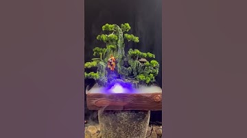 tiểu cảnh thác nước nhỏ Thầy Thích Minh Tuệ