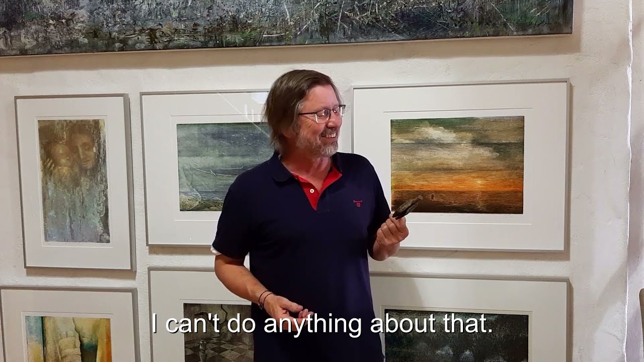 Die geschlossene Tür (The closed door) – Part 2/3, Acrylic on canvas 1993, 2000, 2003