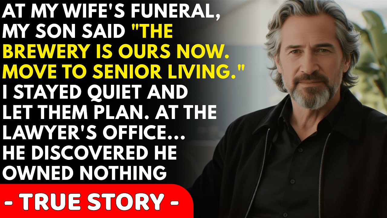 At My Wife's Funeral, My Son Said 'Dad, The Brewery Is Ours Now. Time for Senior Living' — So I...