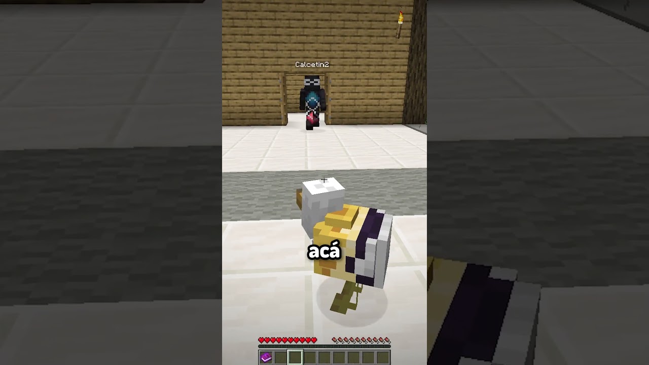 Pollo sacó malas calificaciones 😡 #shorts #minecraft