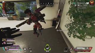 Destroying a 3 stack pred team hiding (Apex legends)