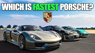 WHICH is the FASTEST PORSCHE in the WORLD? #assettocorsa #dragrace #gameplay