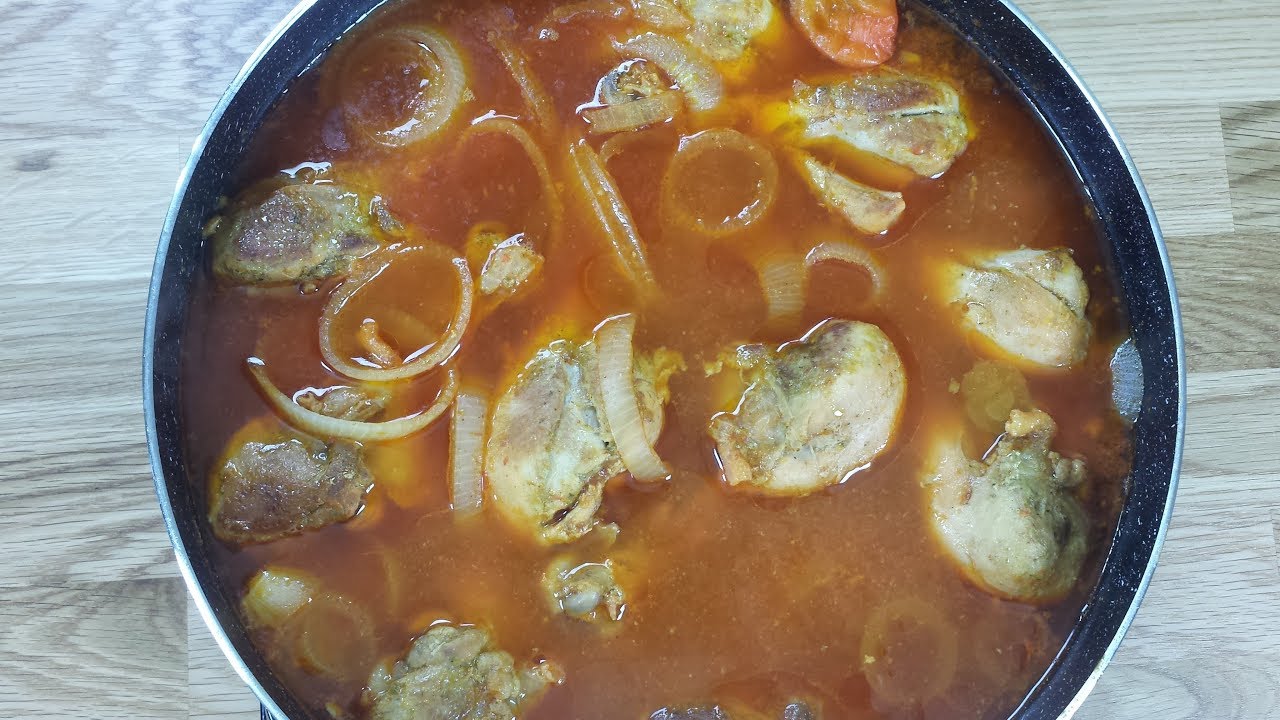 Haitian Food Stew Chicken Haitian Chicken in Sauce YouTube