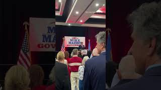Mike Mazzei addresses supporters as polls close for runoffs