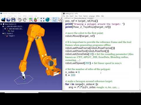 robodk python control example
