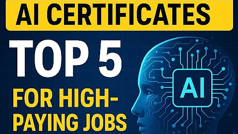 Top 5 AI Certificates for High-Paying Jobs in 2025 | Beginners AI  courses for free.