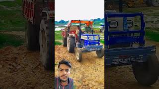 Swaraj 742 xt tractor Mitti ki loading Toli leja raha h #farming #viralshort #youtube #swaraj #vlog