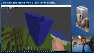 Zombies!!! More coding in Minecraft Education Edition and MakeCode