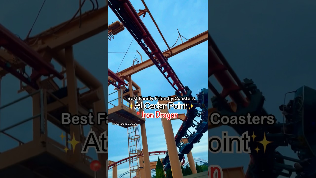 Would you ride this? 😳 Iron Dragon Roller Coaster at Cedar Point
