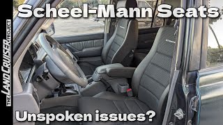 Here are some minor issues when mounting Scheel-Mann seats in an 80 series Toyota Land Cruiser FZJ80