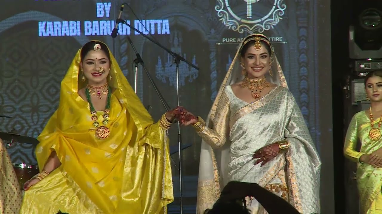 Fashion sequence by  PURE ASSAMESE ATTIRE By KARABI | RONGALI, GUWAHATI, 2024