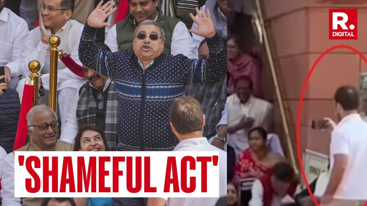 Shameful Act By Suspended Opposition MPs, BJP Demands Apology