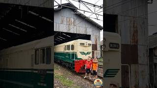 Tungtung batu dan tungtung tai mengecat kereta api lokomotif bb200 #tungtungbatu #anomali #railfan