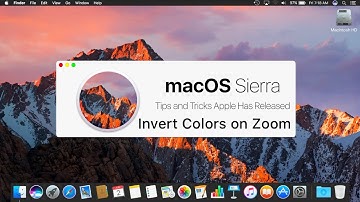 macOS Sierra: Invert Colors on Zoom