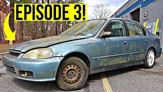 Restoring An Abandoned Civic On A Budget! EP. 3