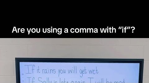 Starting a sentence with “if” requires the use of a comma.