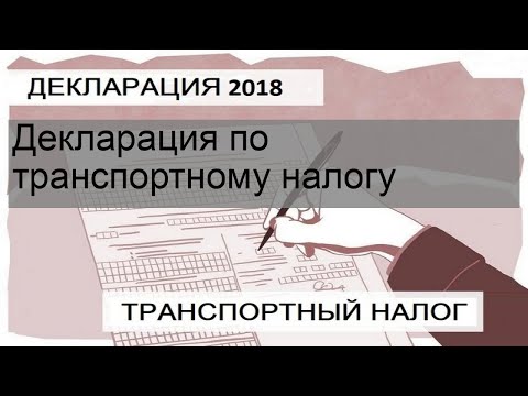 Декларация по транспортному налогу