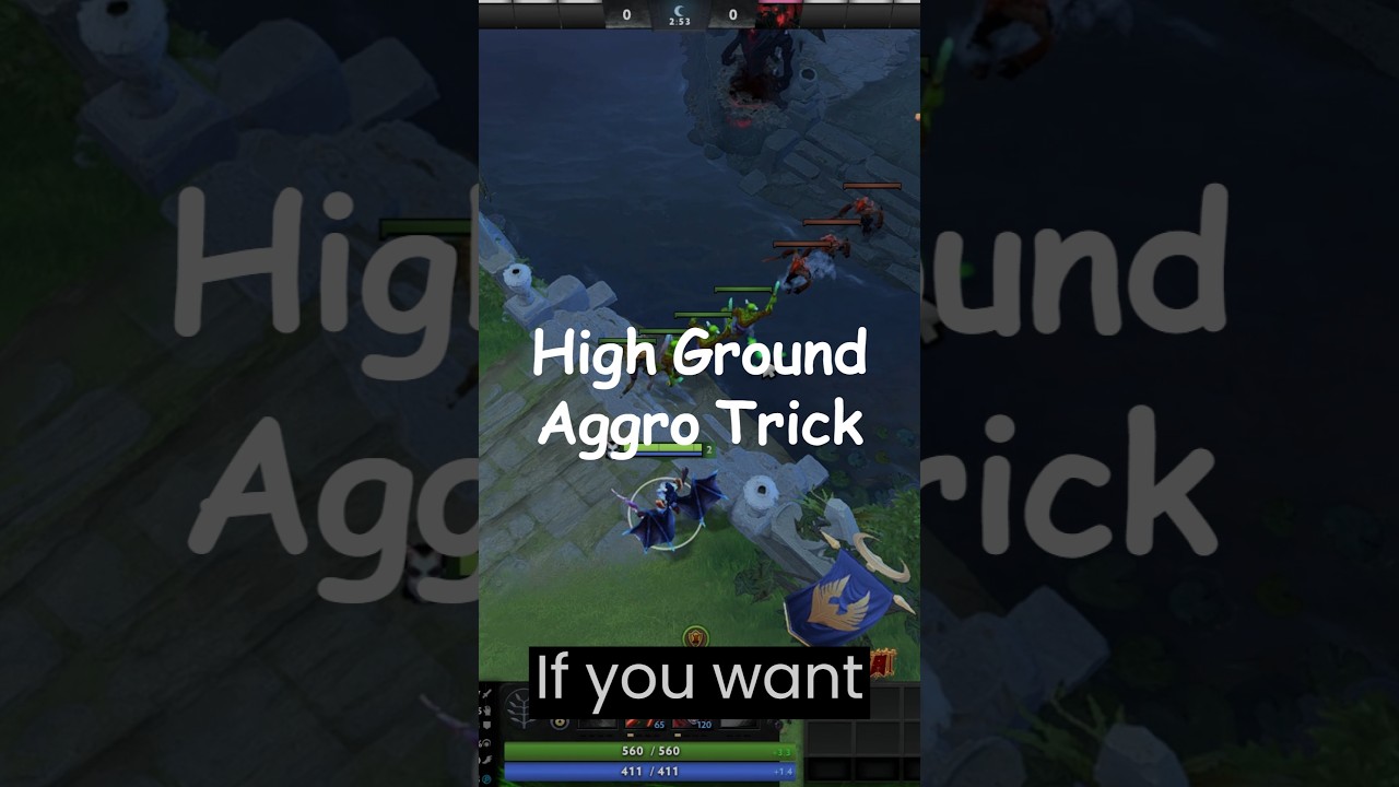 High Ground Creep Aggro Trick 
