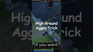 High Ground Creep Aggro Trick #dota2tips #creepaggro #dota2tricks #dota2coaching