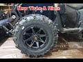 New bigger tires rims ATV Can Am Outlander 700 looking good